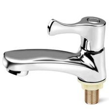 Cold Water Tap Single Cold Faucet Smooth Water Flow Control Threaded Connection