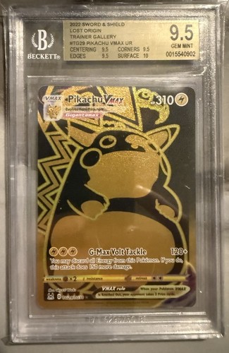 ⚡️ Pokemon Lost Origin Trainer Gallery TG29 Pikachu VMAX UR PSA BGS 9.5 Gem MT