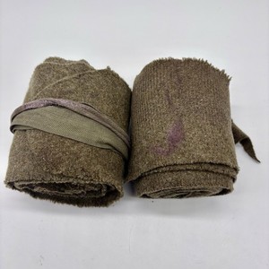 WWII Japanese IJA IJN ARMY NAVY WOOL FIELD LEGGINGS PUTTEES WRAPS-PAIR