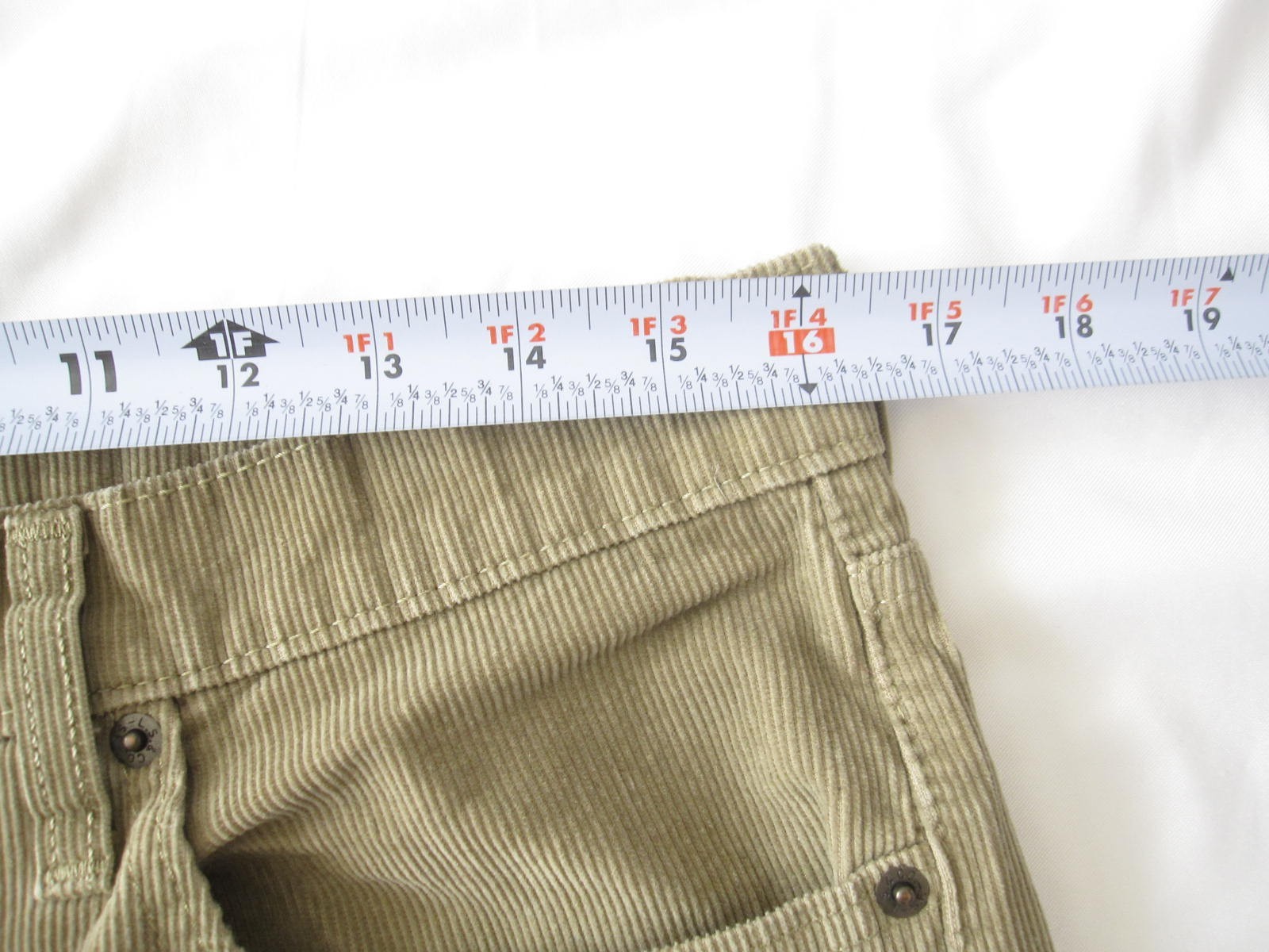 Levis 502 Corduroy Pants Men Straight Taper 5 Pockets Sz 32x30 (MP500) thumbnail 4