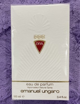 Diva by Emanuel Ungaro 3.4 oz / 100 ml Eau De Parfum Women Perfume Spray. NIB