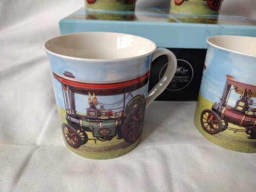 Leonardo Collection Traction Engines Fine China Mug x 4 Box Set - Picture 2 of 5