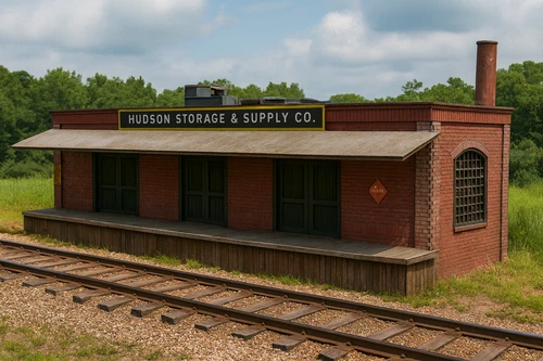 Hudson Storage & Supply Co. – Trackside Warehouse  1:87th HO Scale KIT