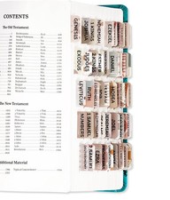 Laminated Bible Tabs for Women Men - Large Print Study A-boho