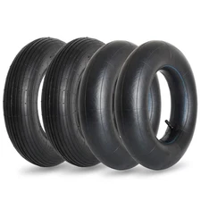 GIGOOL 4.80/4.00-8" Tire and Inner Tube Set, 2 Pack, 15" Heavy Duty Tire and ...