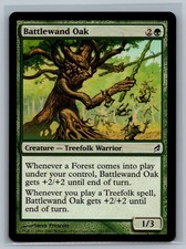 Magic The Gathering Lorwyn 4x Battlewand Oak #197/301 MTG TCG CCG Playset