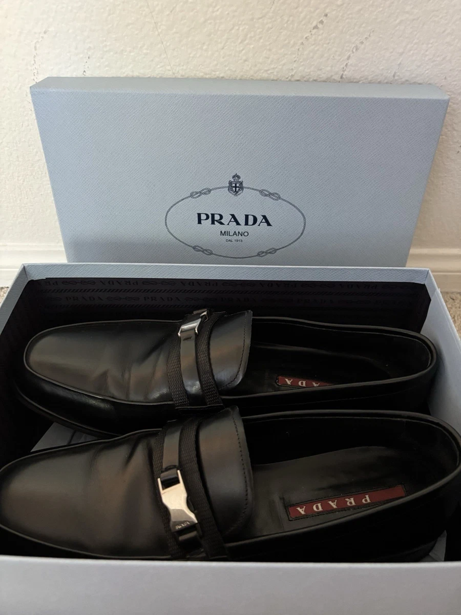 PRADA Black Dress Shoes for Men for sale - eBay