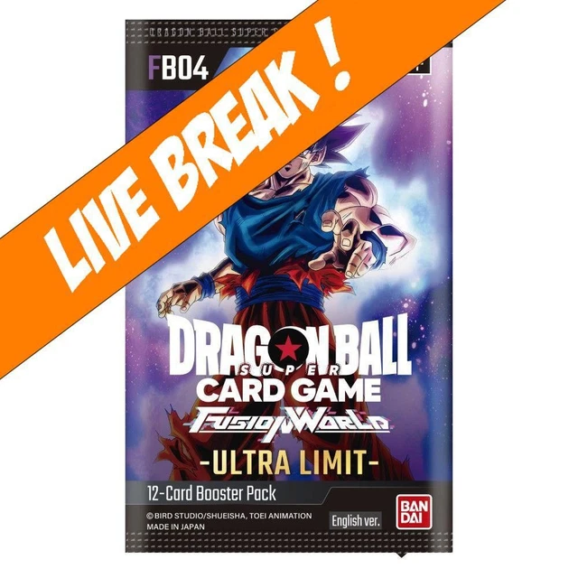 [ Live Break ] Dragon Ball Super Card Game - Fusion World Ultra Limit [FB04] Boo