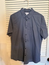 Mens Calvin Klein Blue Button Up Shirt size M