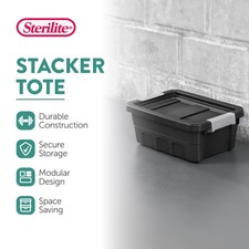 Sterilite Black Home Storage Boxes