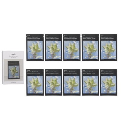 Abib - Gummi-Blattmaske Sedum Hyaluron Sticker 27ml x10pcs