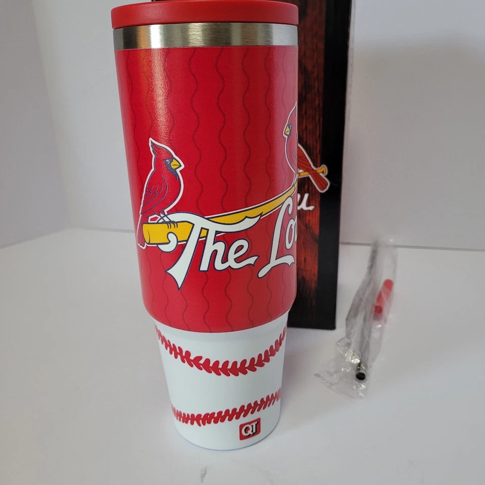 St Louis Cardinals The Lou City Connect стакан чашка с соломой 30 унций SGA КОРОБКА ИЗНОС - Изображение 2 из 4