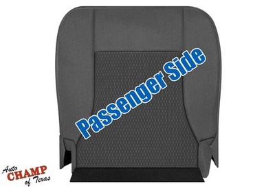 2004-2012 Chevy Colorado LT LS Z71 Z85 - Passenger Bottom Cloth Seat Cover Gray