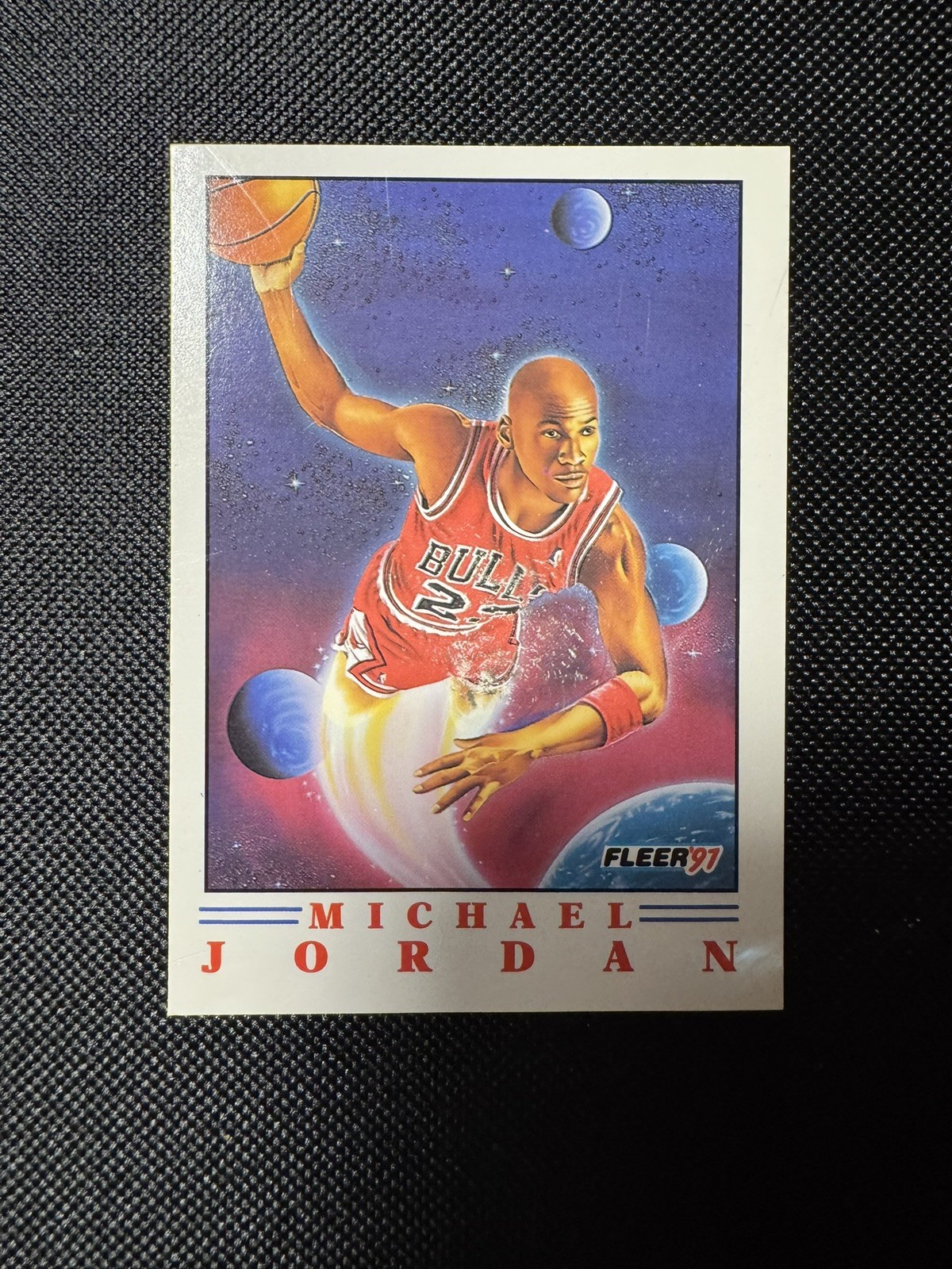 Michael Jordan 1991-92 Fleer Pro Vision #2 Of 6 Chicago Bulls Insert.