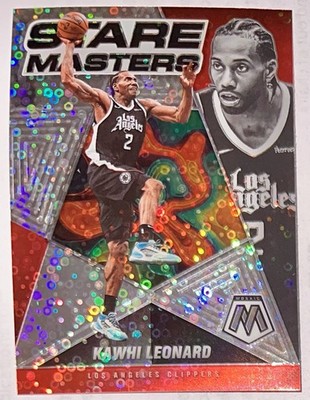 2020-21 Mosaic Disco Parallel Kashi Leonard Los Angelos Clippers Stare Master  