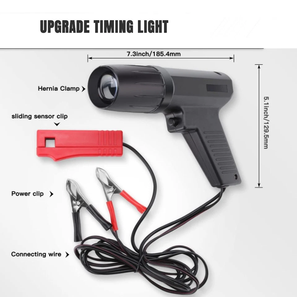 Luces de sincronización de encendido fuertes para motor de gasolina de 12 V para automóvil motocicleta Foto 4 de 4