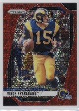 2024 Panini Prizm No Huddle Red Prizm 12/75 Vince Ferragamo #174 09ai