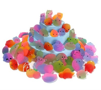 12 Pack Random Delivery Gradient Approx. 3''L x 2''W x 1.5-2''H, Multi-colored 
