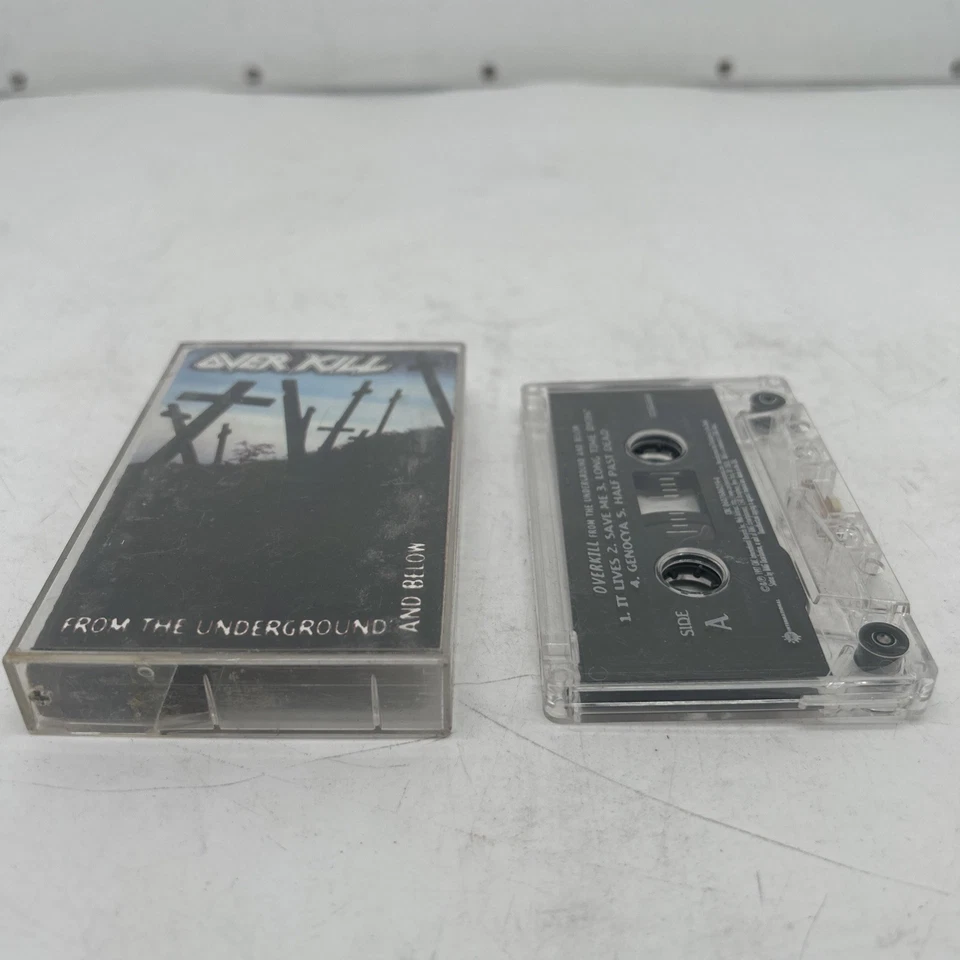 Over Kill From The Underground And Below Cassette Tape Original 1997 Thrash Rock - Image 2 of 4