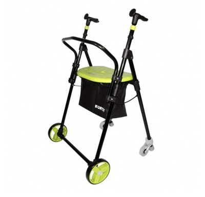 FORTA Rollator mit 4 Rädern | faltbarer Stahl | Farbe: Pistazie | Air On Plus