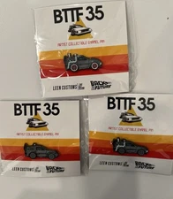 Leen Customs Back To The Future Limited Collectors Edition Pin Set Of 3  Rare