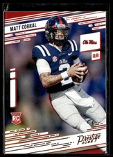 2022 Panini Chronicles Draft Picks #9 Matt Corral Prestige Football Card 1202N