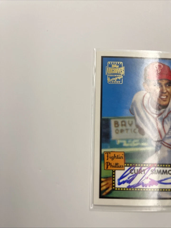 1952 Topps - Curt Simmons #203 Foto 3 de 4
