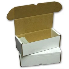 3 BCW 500 Count Cardboard Card Storage Boxes Sports Holder Case Trading Baseball