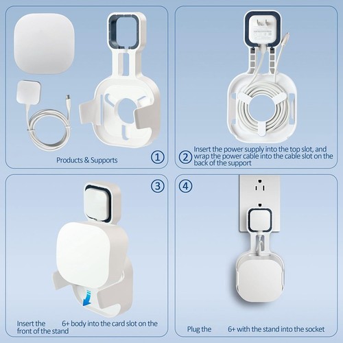Support Mural pour Routeur Wi-Fi 6 + Bi-Bande Maillé 6 +, Support de P8818 - Photo 3/7