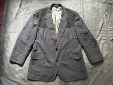 Pendleton Wool Blazer Jacket Men  s 48 Long Western Vintage USA Suede Shoulders