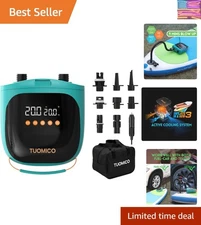 Portable Electric Inflator & Deflator for Paddle Boards and Inflatable Gear, 12V