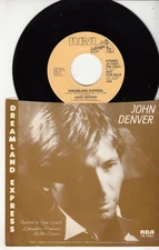 JOHN DENVER - DREAMLAND EXPRESS - PROMO RCA RECORDS 45 WPS - GREAT SHAPE