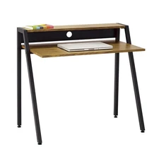 Safco Black Writing Desk 1951BL (22.75"D x 37.75"W x 30-34.25"H) BLACK Desk