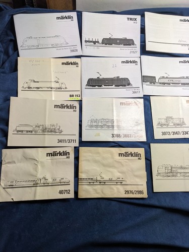 Händlerposten: 20 x Märklin H0 Lokomotiven Bedienungsanleitungen - Bild 4 von 6