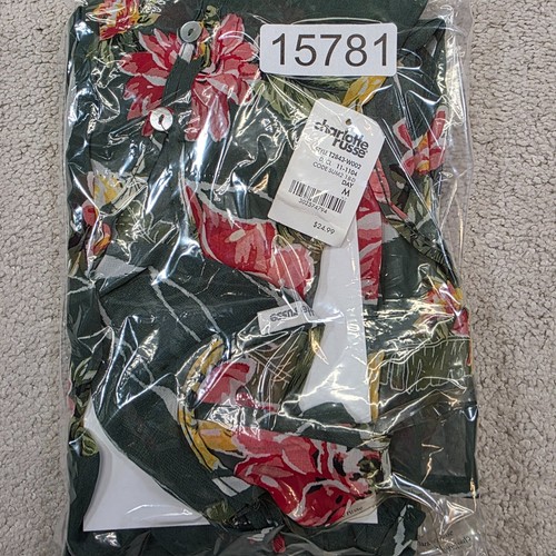 Top Kimono Tropical Vacation Granny Cover Up Medium New - Picture 11 of 11