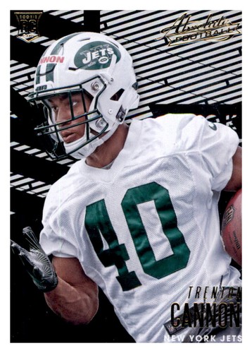 2018 Absolute Trenton Cannon Rookie RC PWE Jets #123 - Picture 1 of 2