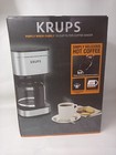 KRUPS, Simply Brew Stainless Steel 10 Cup Coffee Maker, Multiple Ways to Brew