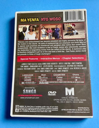 Ma Yenfa (Nto Woso) Part 1 & 2 (DVD, 2009) GHANA DRAMA MOVIE - Picture 2 of 2