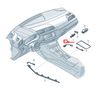 Audi Q3 F3 Console Centrale Led 83A919390E
