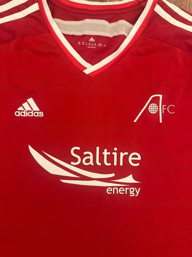 Aberdeen 2014/2015 Heim Fußball Shirt Herren Größe XXXL 3XL Jersey Top Adidas lang - Bild 2 von 6