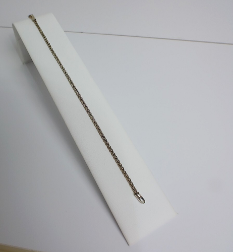 925 Silver Rope Style Bracelet Second Hand Sterling Silver Free Velvet Pouch - Picture 4 of 13