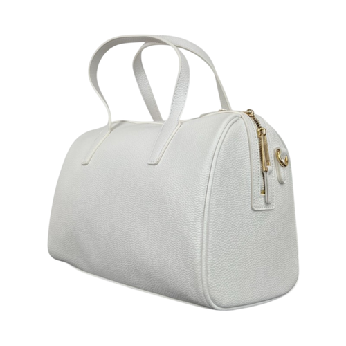 Marc Ellis borsa a bauletto in pelle martellata bianco latte - Imagen 2 de 3