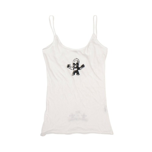 NWT CHROME HEARTS White Cotton Foti Skull'' Cami Tank Top Size L  2100000450251 | eBay