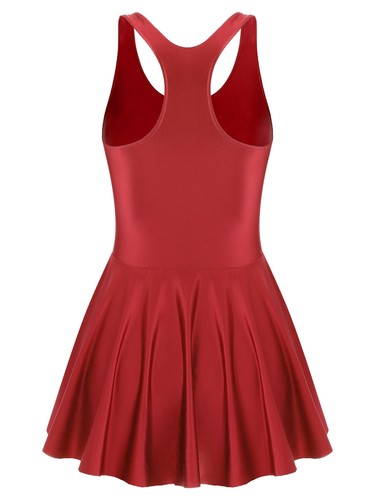Women's Body-con Dress One-Piece Sleeveless U Neck Leotard Dresses for Sports - Picture 34 of 187