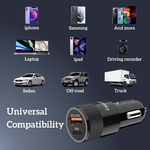 For Samsung S23 S22 S21 A55 A35 Ultra Fast USB C Wall Car Charger Type C Cable - Picture 11 of 38