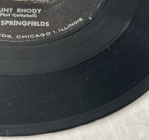 The Springfields 45 RPM Single Aunt Rhody / Silver Threads And Golden Needles - Picture 6 of 6