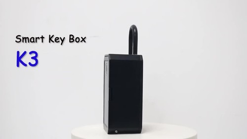 Wifi Security Boxes Password Smart Fingerprint Digital Tuya Portable Lock Boxes - Video 1 of 1