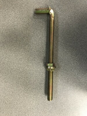 Chain Link Gate J BOLT HINGE 3/4'' pin Threaded Post Hinges 13'' ZINC Coated