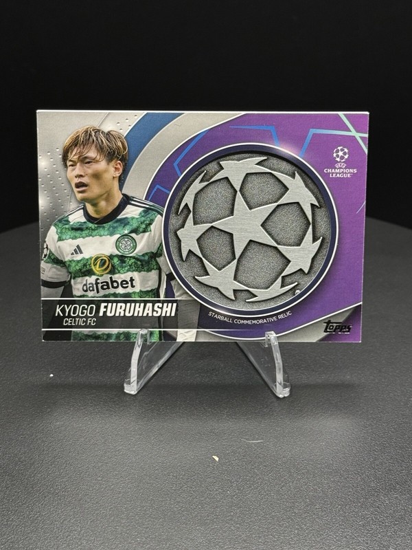2023-24 Topps UEFA UCC Starball Relic Kyogo Furuhashi #SC-KF