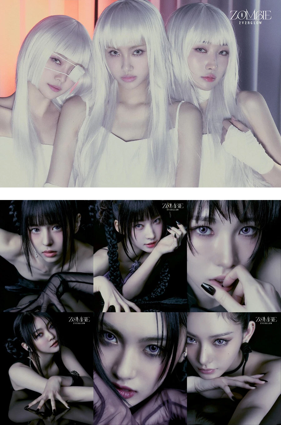 EVERGLOW [ZOMBIE] 5th Single Album 2 Ver SET/2 CD+2 Photo Book+8